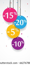 Sale discount tags