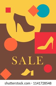 Sale. Discounts. Shoes. Women's shoes. The announcement.