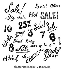Sale Doodle Vector