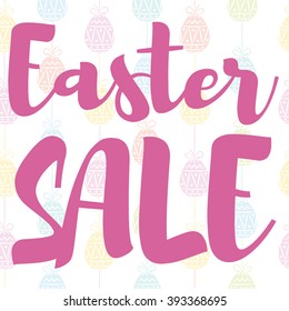 Sale. Easter sale