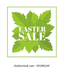 Sale. Easter sale. Happy Easter sale. Vector illustration. Royalty free stock illustration for greeting card, ad, promotion, poster, flier, blog, article, social media