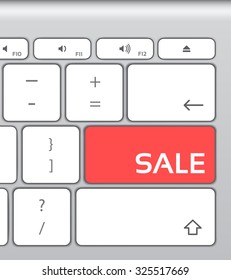Sale Enter Button Keyboard