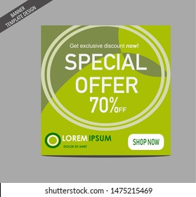 Sale event -  website or social media banner template design. Perfect for  product promotion like discount,  brochure, flyer and more about marketing. 