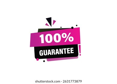 sale extended, 100% guarantee, for websites, application Design, Element, learn, stay, template, 100% guarantee, design, level, sign, speech, bubble  banner, modern, symbol, click. 
