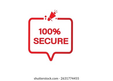 sale extended, 100% secure, for websites, application Design, Element, learn, stay, template, 100% secure, design, level, sign, speech, bubble  banner, modern, symbol, click. 
