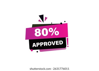 sale extended, 80% approved, for websites, application Design, Element, learn, stay, template, 100% secure, design, level, sign, speech, bubble  banner, modern, symbol, click. 

