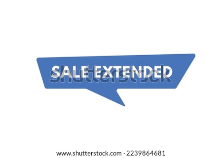 sale extended text Button. sale extended Sign Icon Label Sticker Web Buttons
