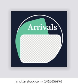 Sale & Fashion concept Social Media banner Template. Anyone can use This Design Easily. Promotional web banner for social media. Elegant sale and discount promo - Vector. - Vector