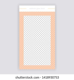 Sale & Fashion concept Social Media banner Template. Promotional web banner for social media. Vector 