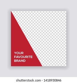 Sale & Fashion concept Social Media banner Template. Promotional web banner for social media. Vector 