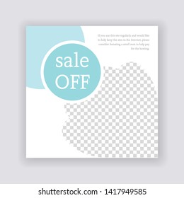 Sale & Fashion Social Media banner Template. Anyone can use This Design Easily. Promotional web banner for social media. Elegant sale and discount promo - Vector.