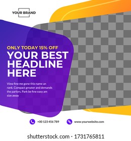 Sale fashion social media template