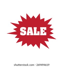Sale flash, vector illustration