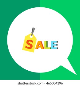 Sale flat icon