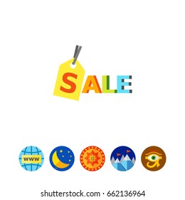 Sale flat icon