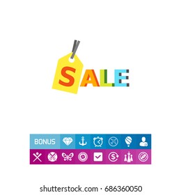 Sale flat icon
