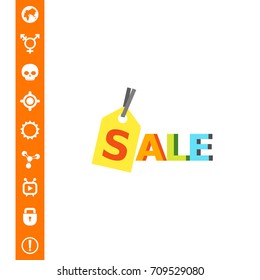 Sale flat icon