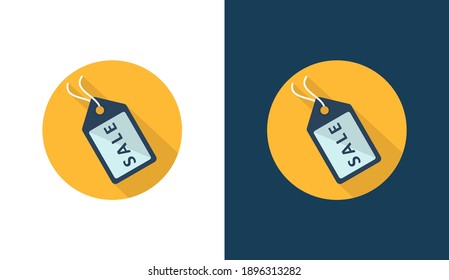Sale flat icon vector template, Online Shop icon concepts, Creative design