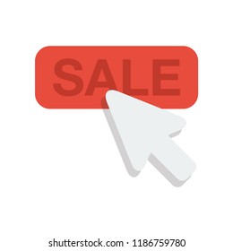 Sale flat icon. You can be used sale icon for several purposes like: websites, UI, UX, print templates, promotional materials, info-graphics, web and mobile phone apps.