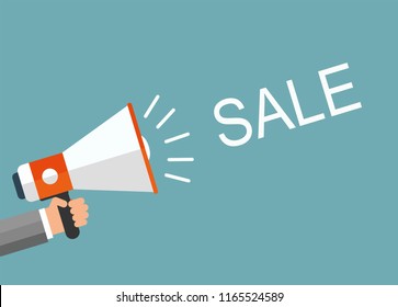 SALE in a flat style