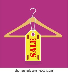 Sale. Flat style. Vector illustration.