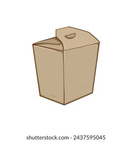 sale food box to go cartoon. people brand, take paper, away lunch sale food box to go sign. isolated symbol vector illustration