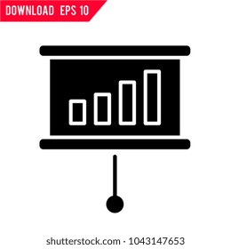 Sale forecasting vector icon