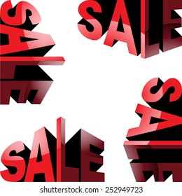 Sale frame, vector illustration for your design, eps10