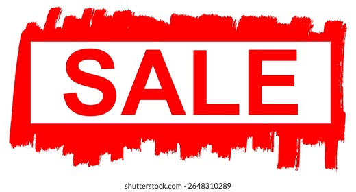 Venda em vetor de splat grunge, perfeito para promoções atraentes, banners de desconto e marketing com temática urbana. Ideal para publicidade ousada que exige atenção e destaca ofertas.