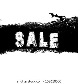 sale grunge text 