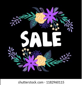 Sale. Hand drawn word