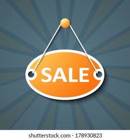 Sale hanging sign