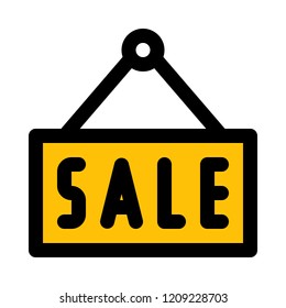 sale hanging signboard