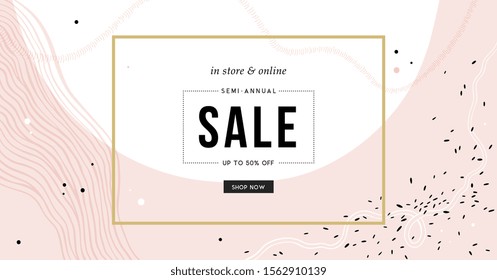 Sale Header Banner Space Text On Stock Vector (Royalty Free) 1562910139 ...