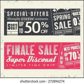 Sale headers