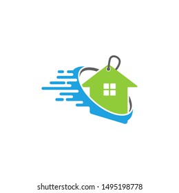 sale home logo vector design concept
