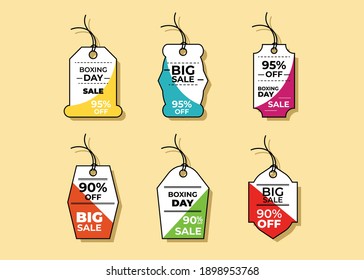 Sale horizontal labels and price tag, selling card and discount sticker. Best offer vector templates on a light background