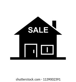 Sale house Solid Icon