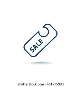  Sale icon flat.