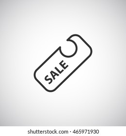  Sale icon flat.