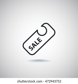  Sale icon flat.