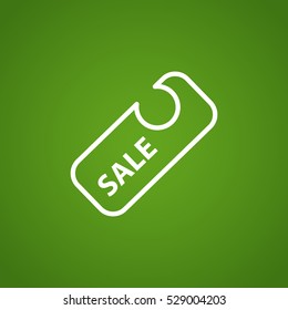  Sale icon flat.