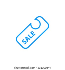  Sale icon flat.
