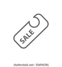  Sale icon flat.