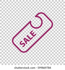 Sale icon flat.