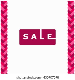 SALE icon Flat Design. Isolated Illustration.