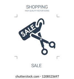 sale icon. high quality filled sale icon on white background. from shopping collection flat trendy vector sale symbol. use for web and mobile