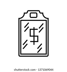 sale icon isolated on white background, vector illustration