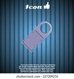 Sale icon. Price tag icon. Flat style. Made in vector