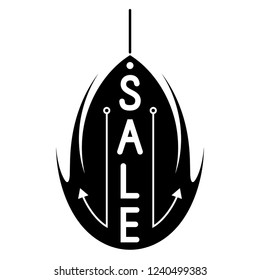 Sale Icon, Season Sale Icon Vector Art Illustration